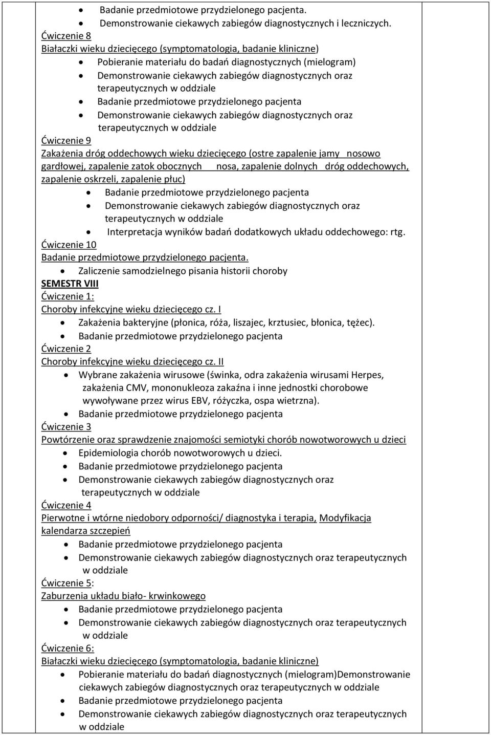 zapalenie jamy nosowo gardłowej, zapalenie zatok obocznych nosa, zapalenie dolnych dróg oddechowych, zapalenie oskrzeli, zapalenie płuc) Interpretacja wyników badao dodatkowych układu oddechowego: