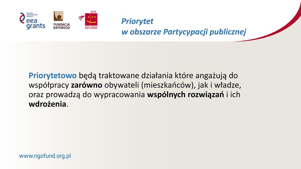 współpracy zarówno obywateli (mieszkańców), jak i