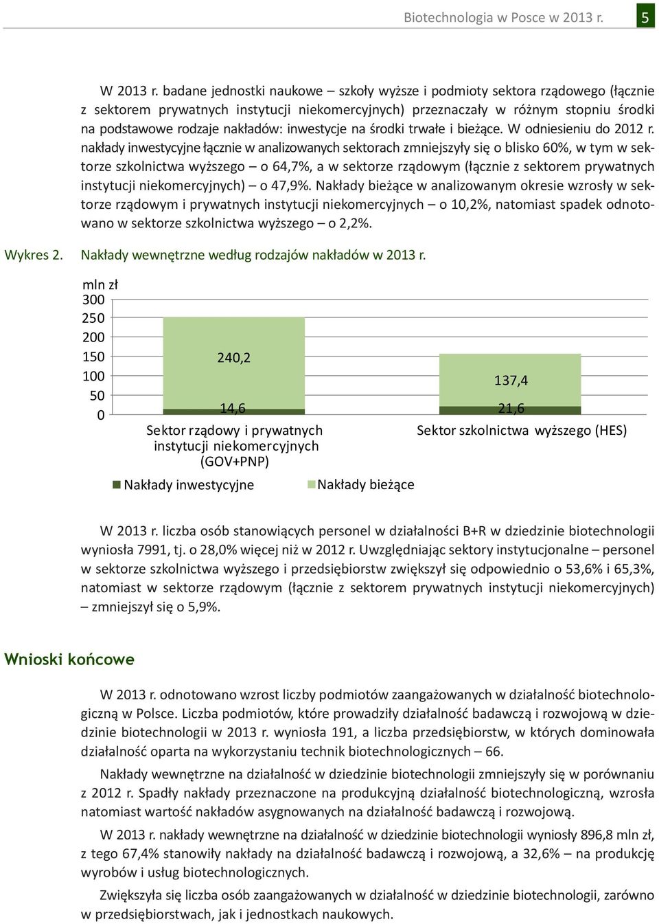 inwestycje na środki trwałe i bieżące. W odniesieniu do 2012 r.