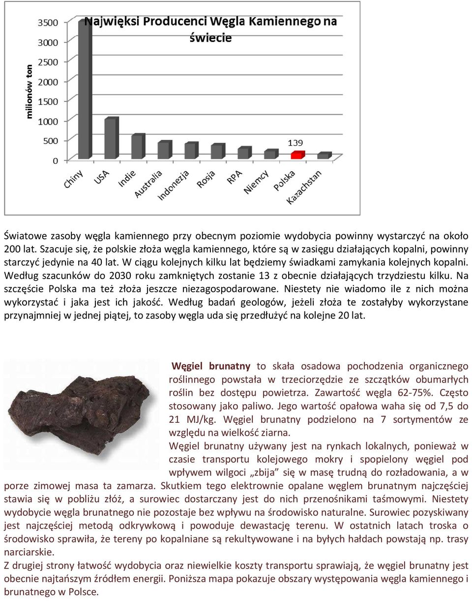 Według szacunków do 2030 roku zamkniętych zostanie 13 z obecnie działających trzydziestu kilku. Na szczęście Polska ma też złoża jeszcze niezagospodarowane.