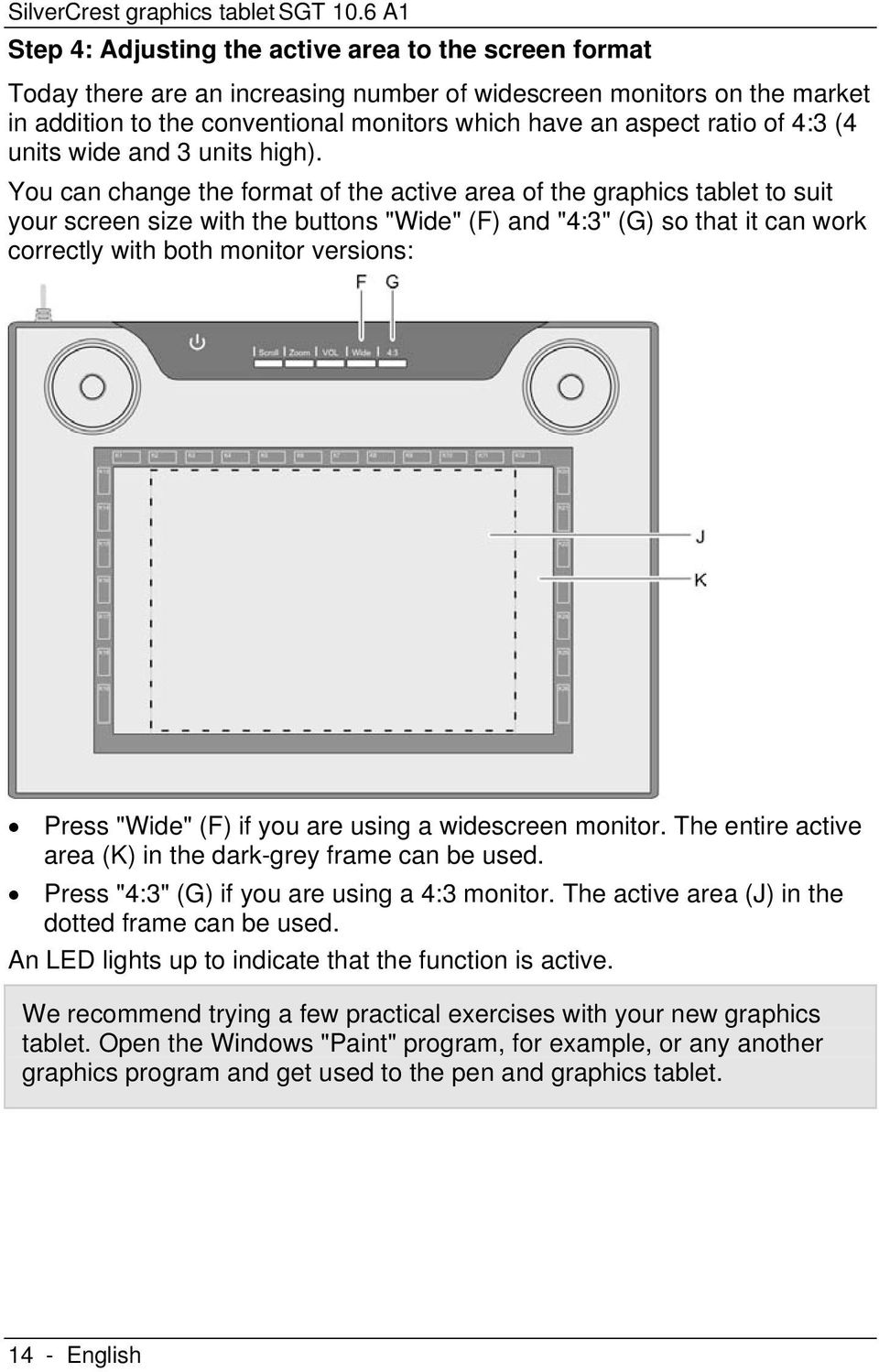 ratio of 4:3 (4 units wide and 3 units high).