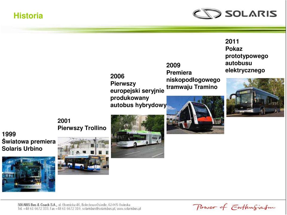 hybrydowy 2011 Pokaz prototypowego autobusu elektrycznego