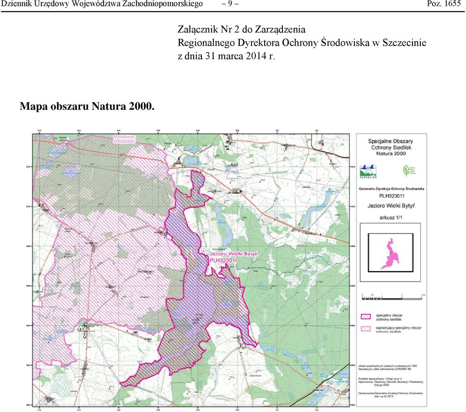 1655 Załącznik Nr 2 do Zarządzenia Regionalnego