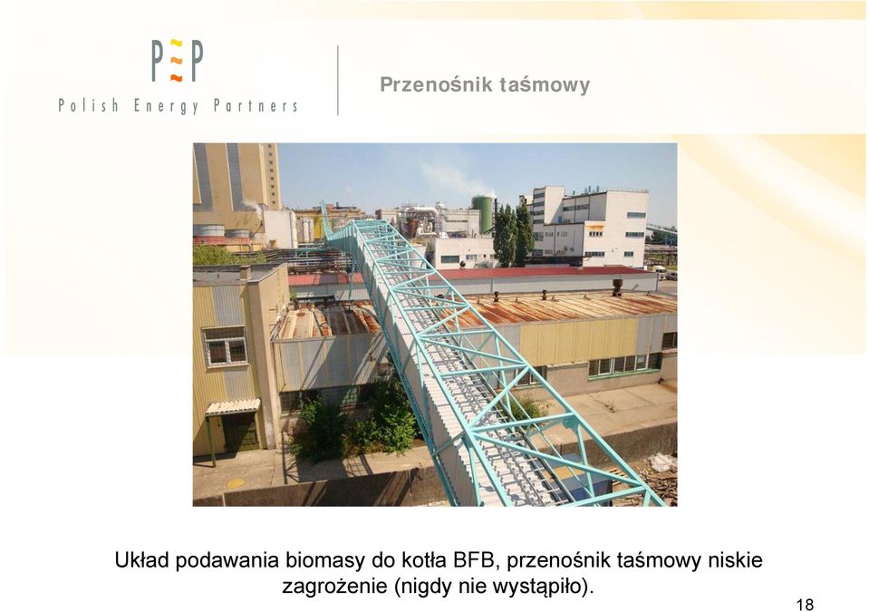 BFB, przenośnik taśmowy