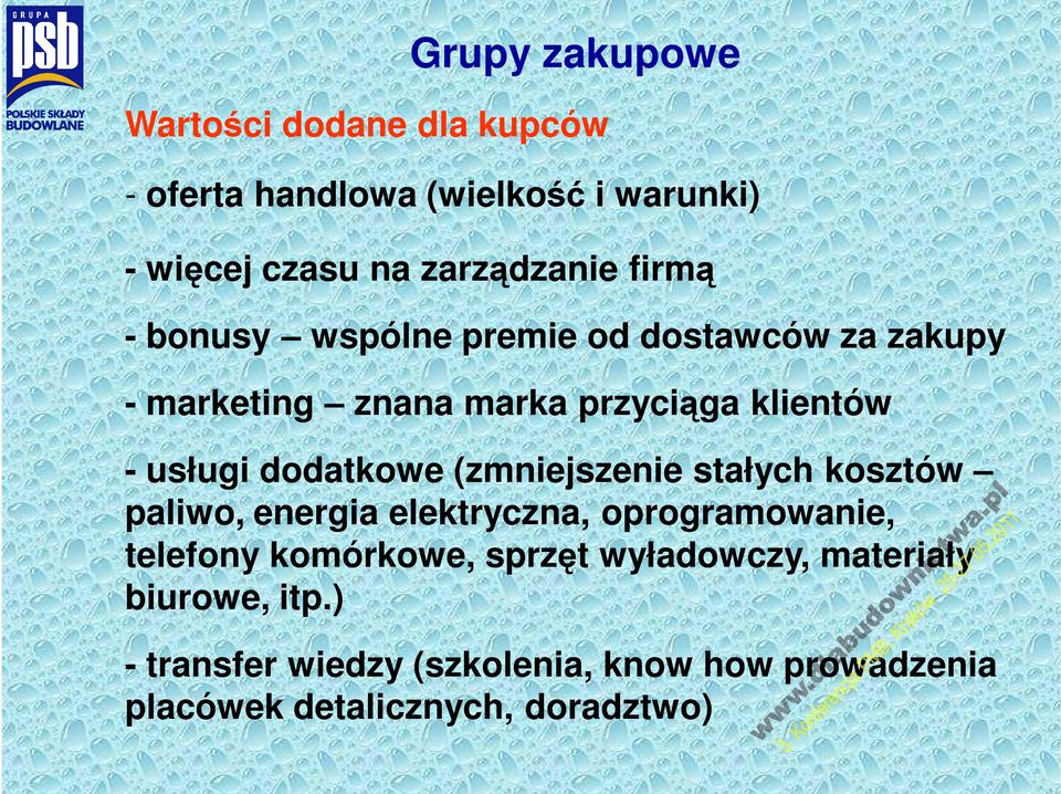 dodatkowe (zmniejszenie stałych kosztów paliwo, energia elektryczna, oprogramowanie, telefony komórkowe, sprzęt