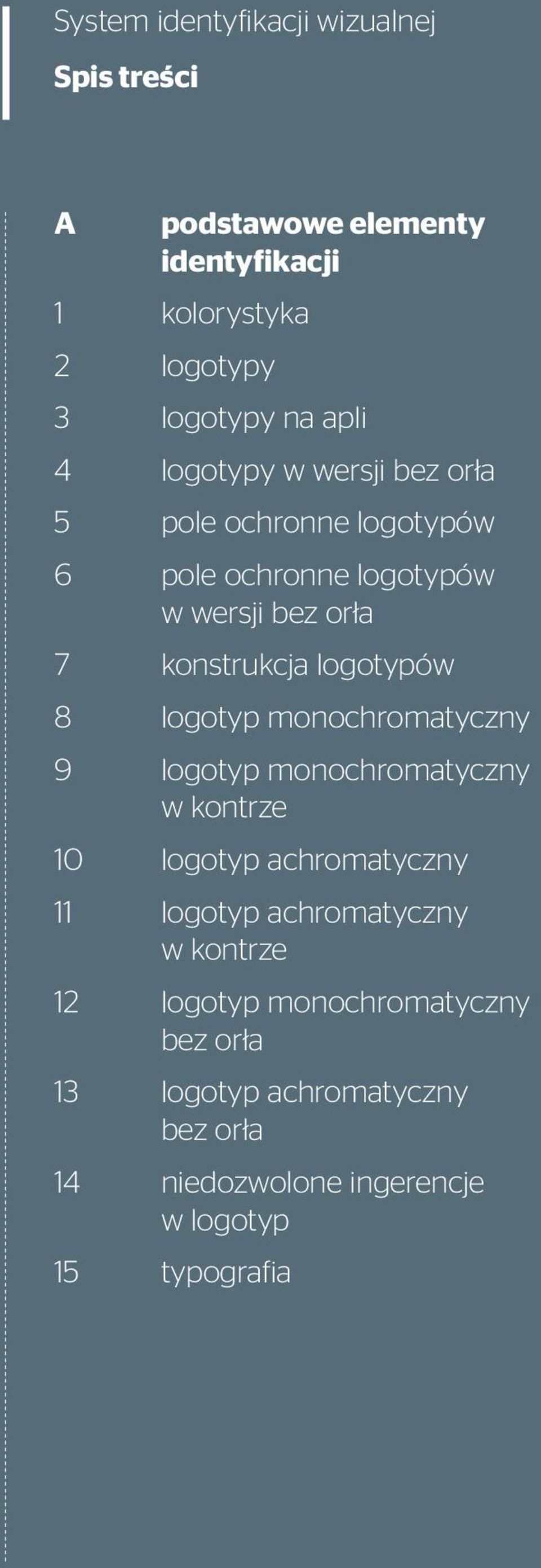 8 logotyp monochromatyczny 9 logotyp monochromatyczny w kontrze 10 logotyp achromatyczny 11 logotyp achromatyczny w