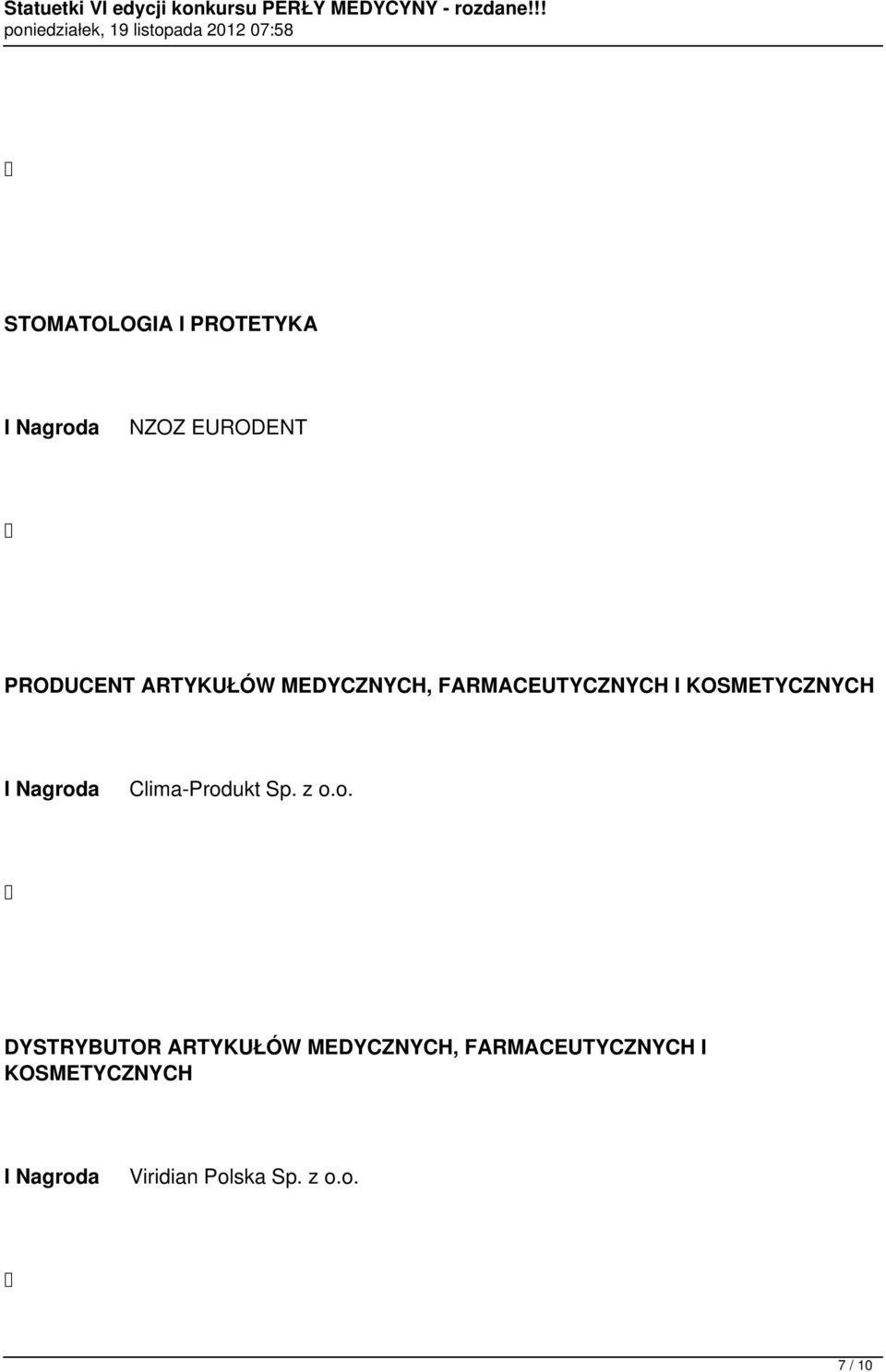 Clima-Produkt Sp. z o.o. DYSTRYBUTOR  Viridian Polska Sp.