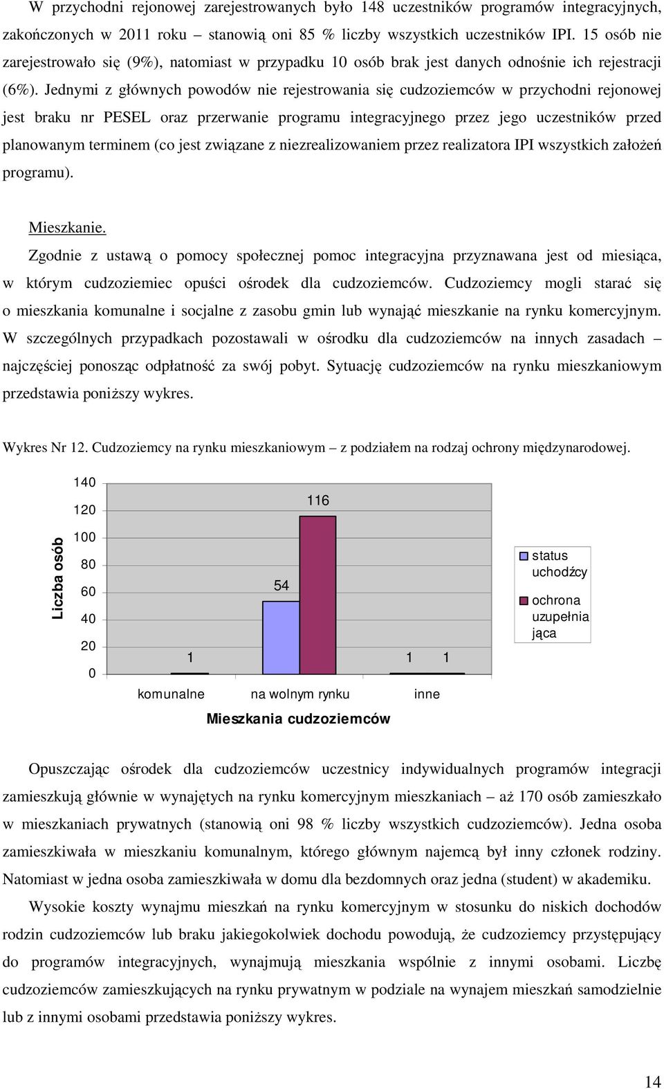 Jednymi z głównych powodów nie rejestrowania się cudzoziemców w przychodni rejonowej jest braku nr PESEL oraz przerwanie programu integracyjnego przez jego uczestników przed planowanym terminem (co