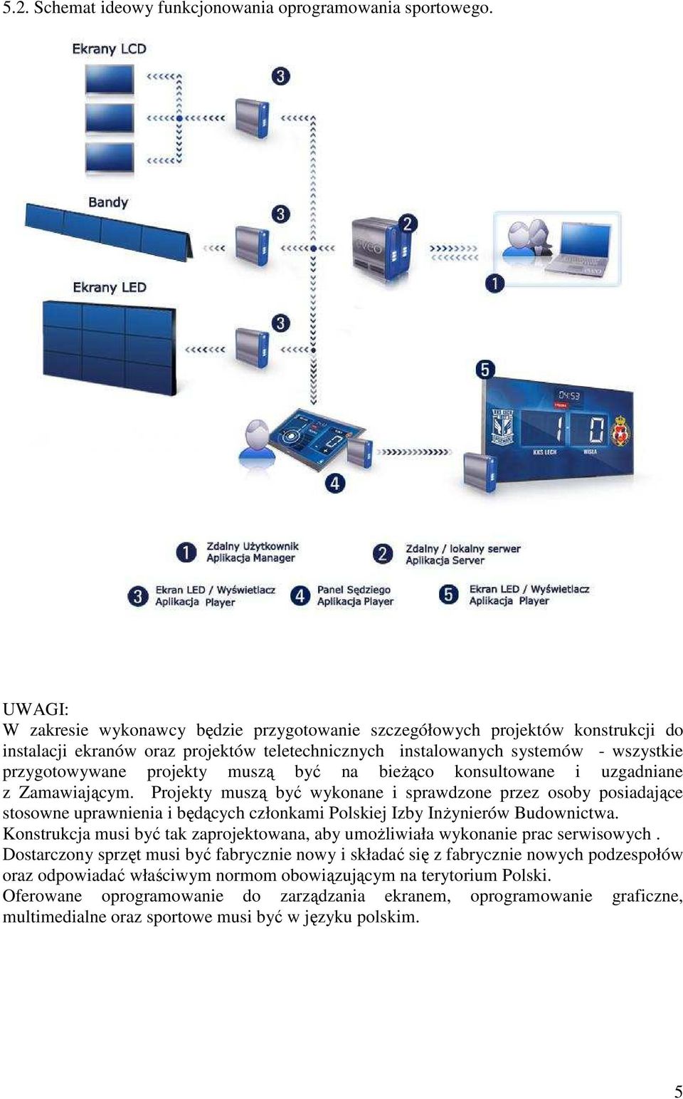 muszą być na bieżąco konsultowane i uzgadniane z Zamawiającym.