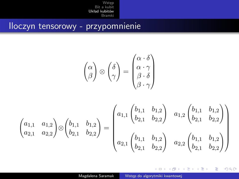 b1,1 b 1,,1 b, = a,1 a, b,1 b, b1,1 b a 1,,1