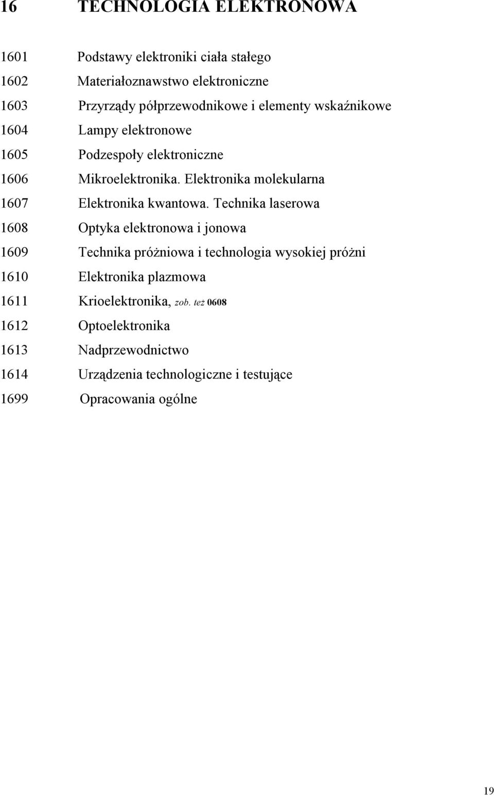 Elektronika molekularna 1607 Elektronika kwantowa.