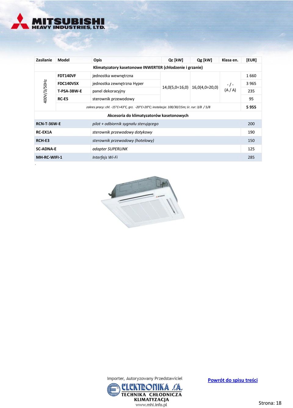 -20 C 20 C; instalacja: 100/30/15m; śr.