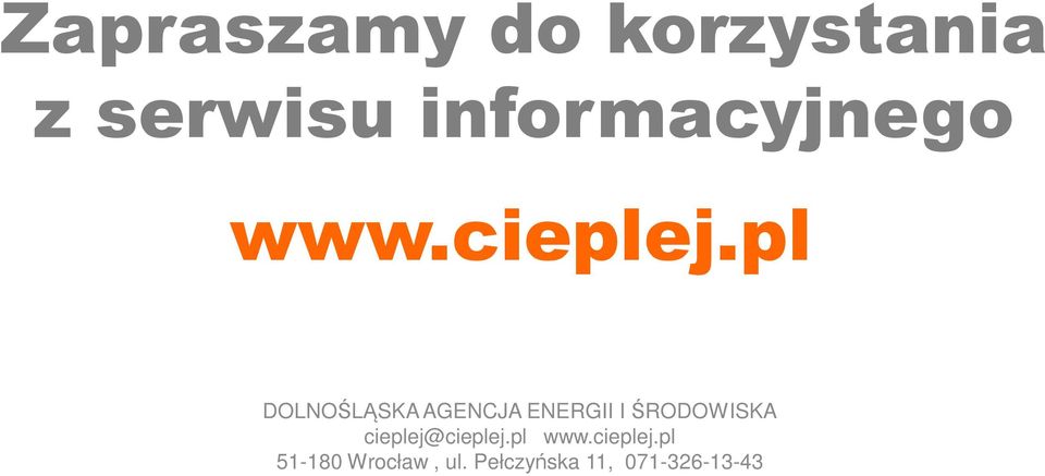 pl DOLNOŚLĄSKA AGENCJA ENERGII I ŚRODOWISKA