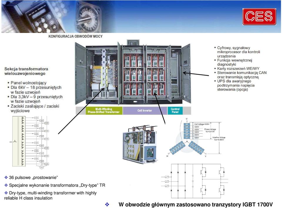 multi-winding transformer with highly reliable H