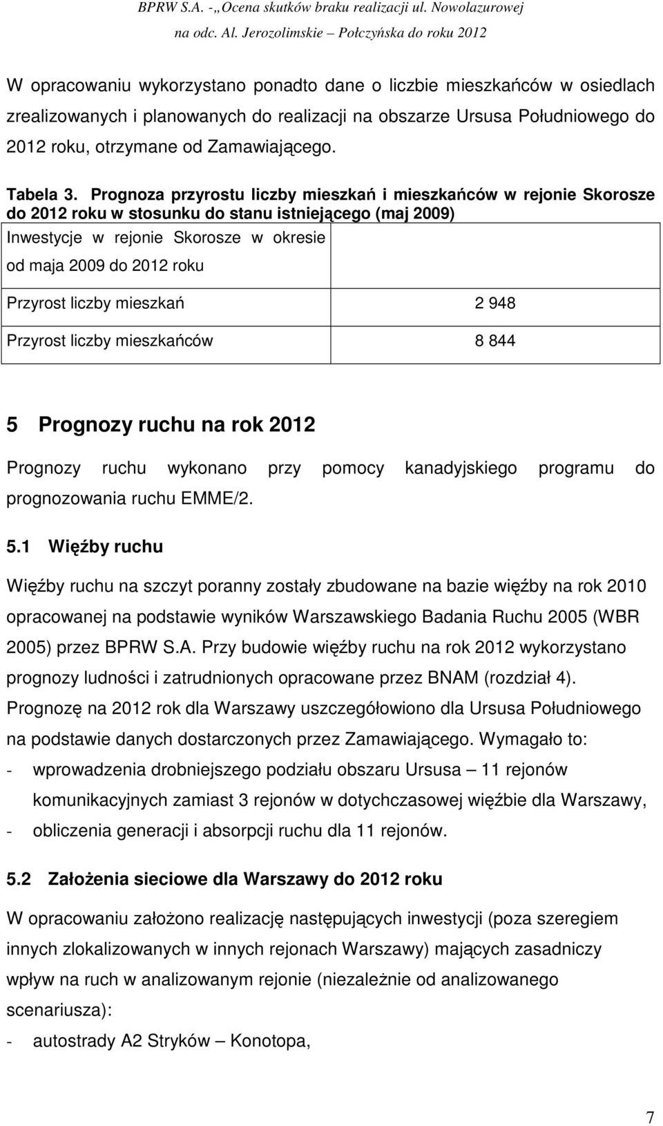 liczby mieszkań 2 948 Przyrost liczby mieszkańców 8 844 5 