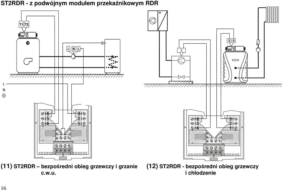 bezpośredni obieg grzewczy i grzanie c.