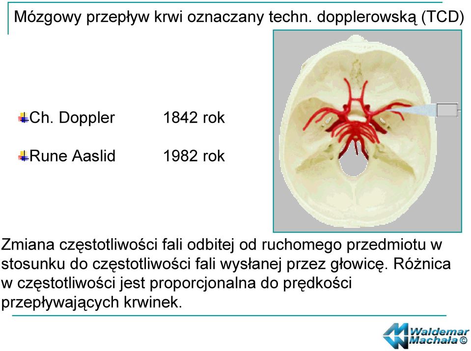 od ruchomego przedmiotu w stosunku do częstotliwości fali wysłanej przez