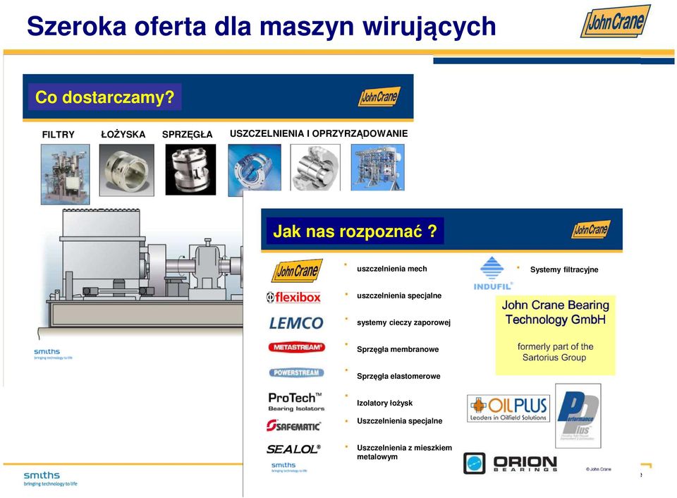 uszczelnienia mech Systemy filtracyjne uszczelnienia specjalne systemy cieczy