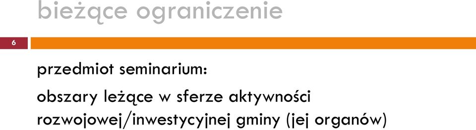 leżące w sferze aktywności