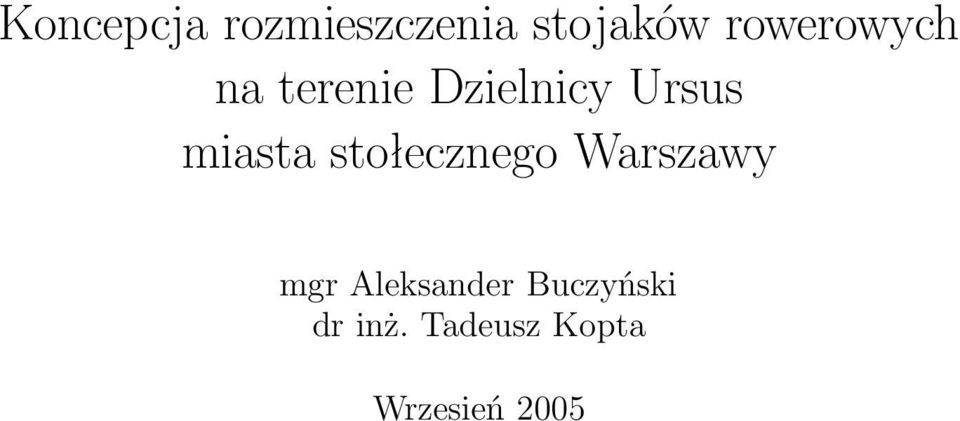 miasta stołecznego Warszawy mgr