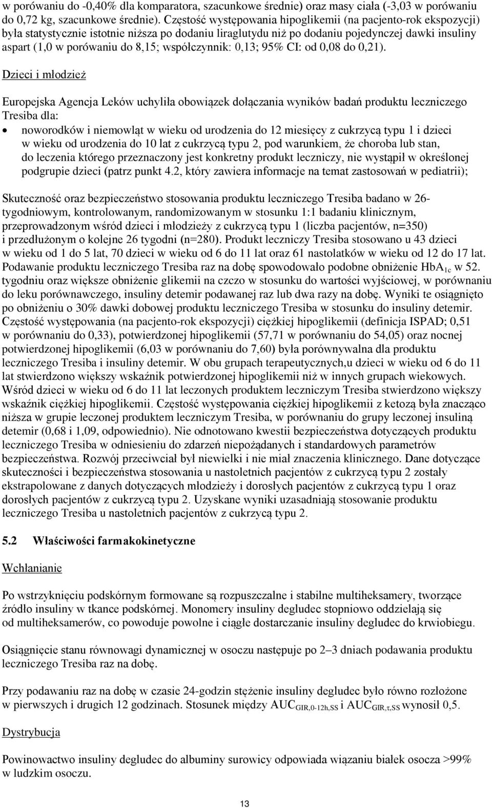 współczynnik: 0,13; 95% CI: od 0,08 do 0,21).