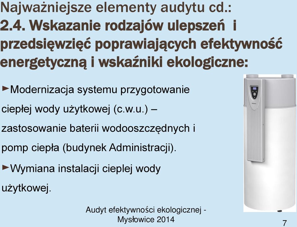 ciepłej wody uż