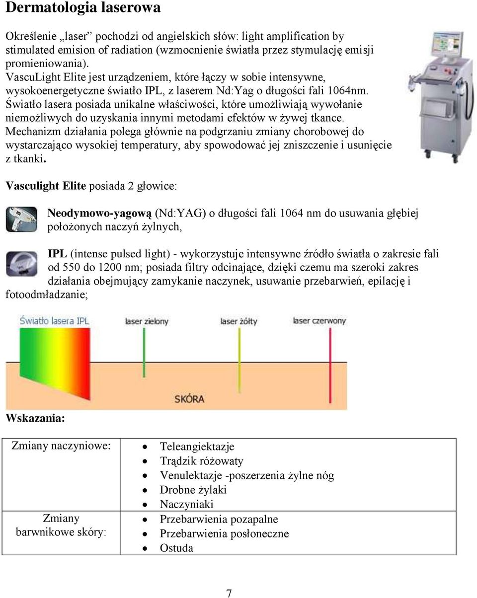 Światło lasera posiada unikalne właściwości, które umożliwiają wywołanie niemożliwych do uzyskania innymi metodami efektów w żywej tkance.