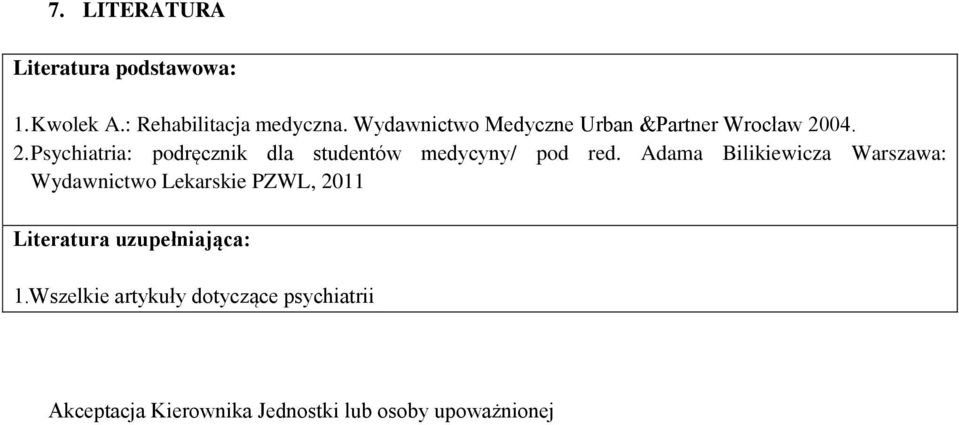 04. 2. Psychiatria: podręcznik dla studentów medycyny/ pod red.