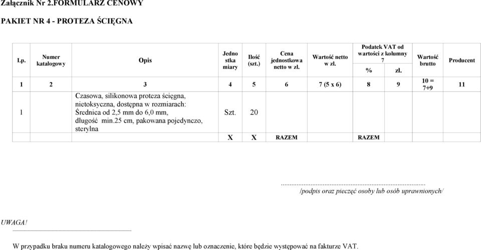 6) 8 9 Czasowa, silikonowa proteza ścięgna, nietoksyczna, dostępna