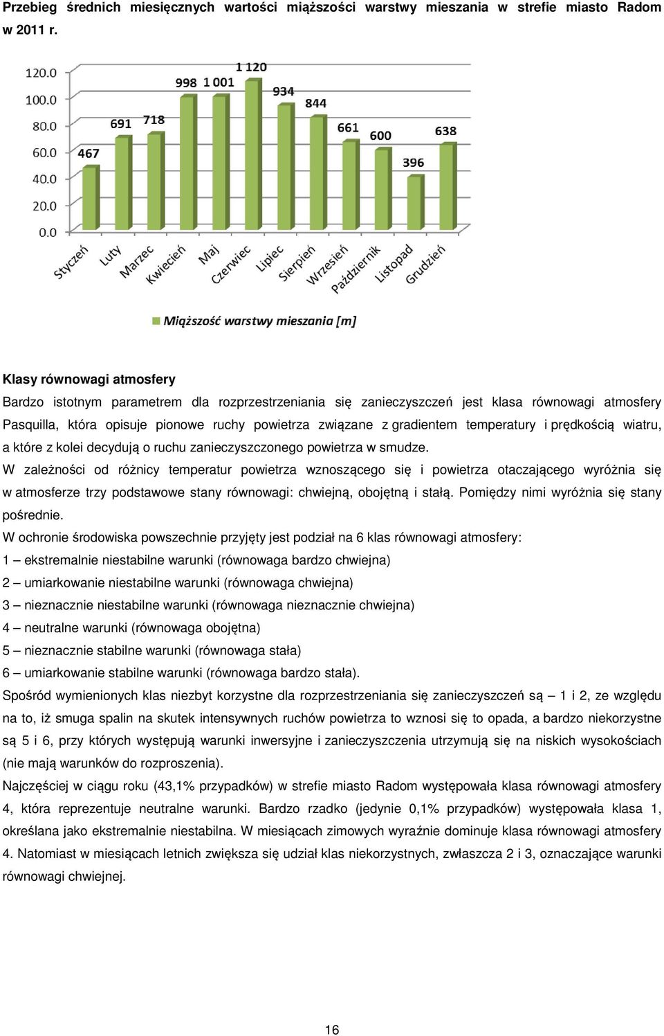 temperatury i prędkością wiatru, a które z kolei decydują o ruchu zanieczyszczonego powietrza w smudze.