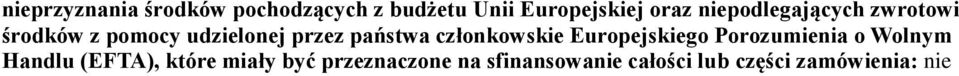 członkowskie Europejskiego Porozumienia o Wolnym Handlu (EFTA), które