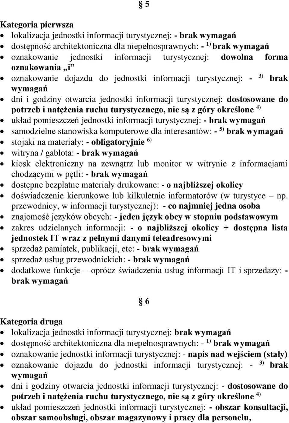 ruchu turystycznego, nie są z góry określone 4) układ pomieszczeń jednostki informacji turystycznej: - brak wymagań samodzielne stanowiska komputerowe dla interesantów: - 5) brak wymagań witryna /