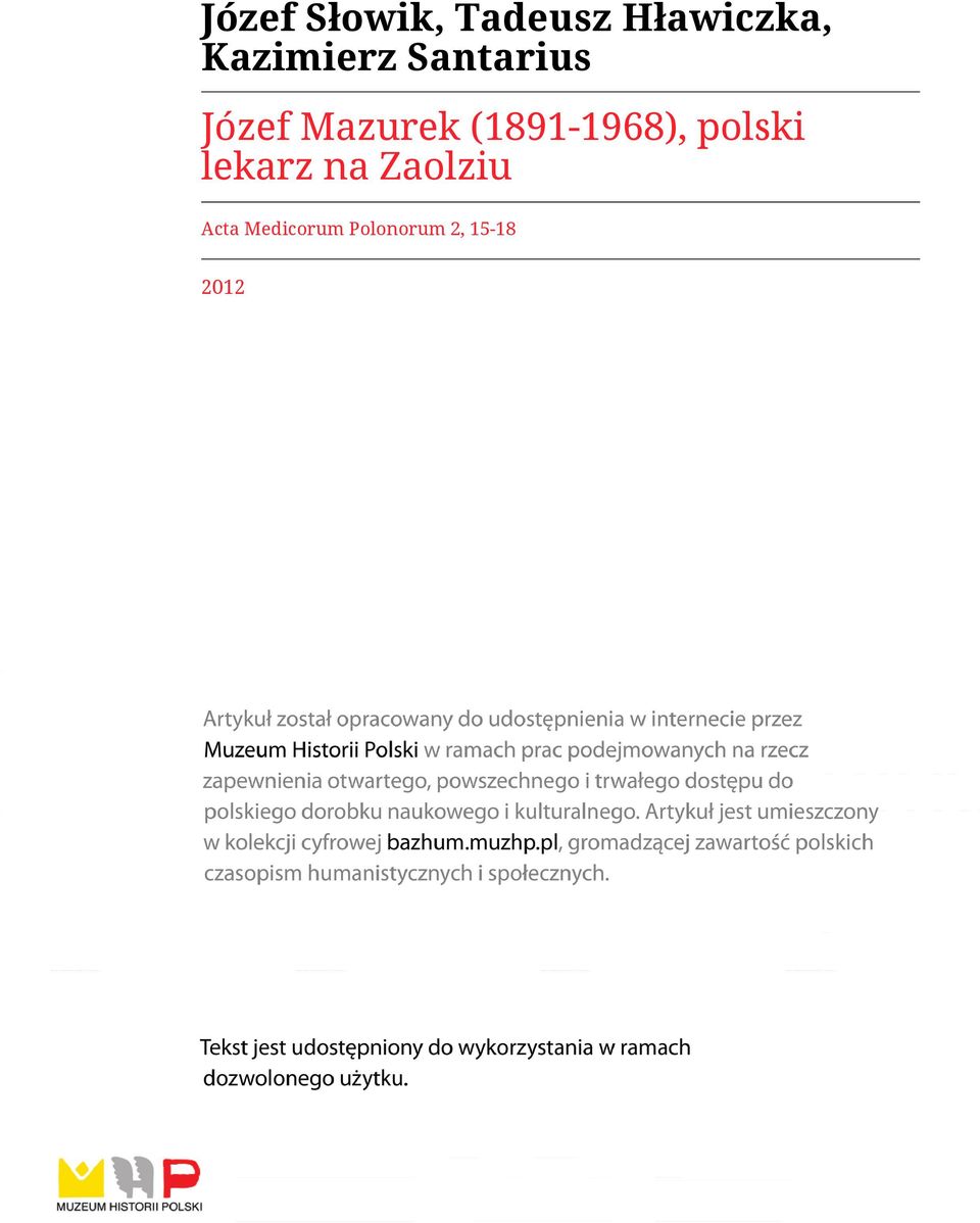 (1891-1968), polski lekarz na