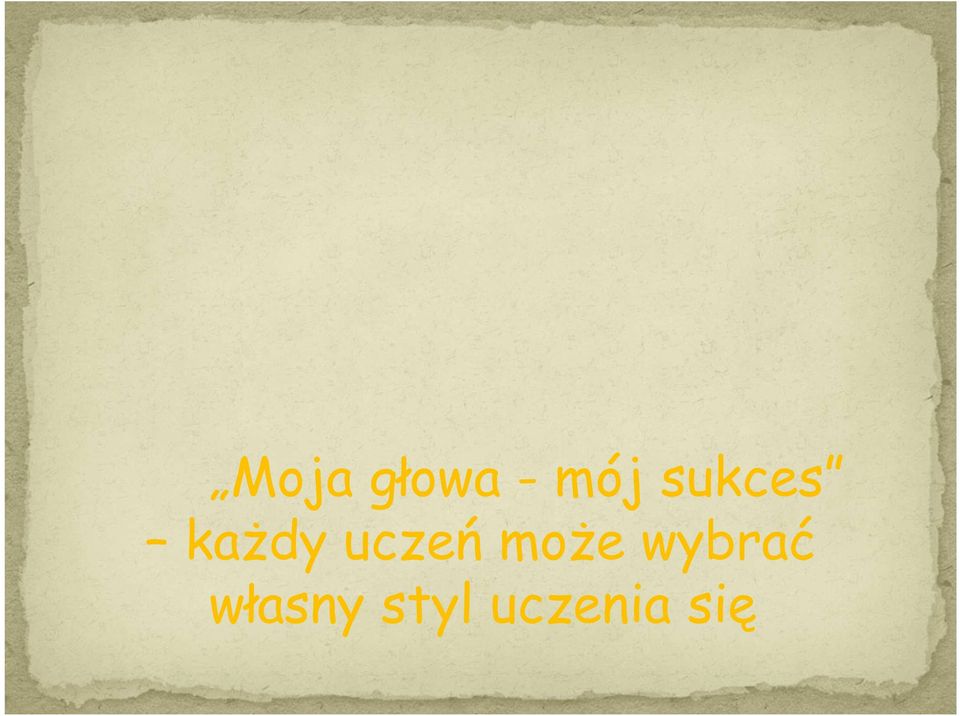 uczeń może wybrać