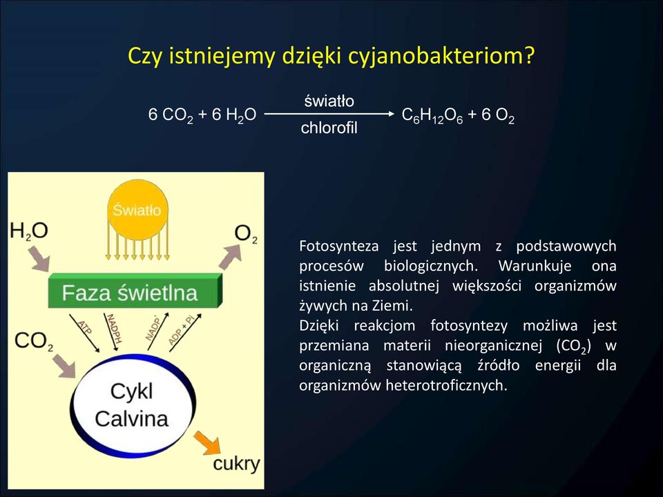 procesów biologicznych.