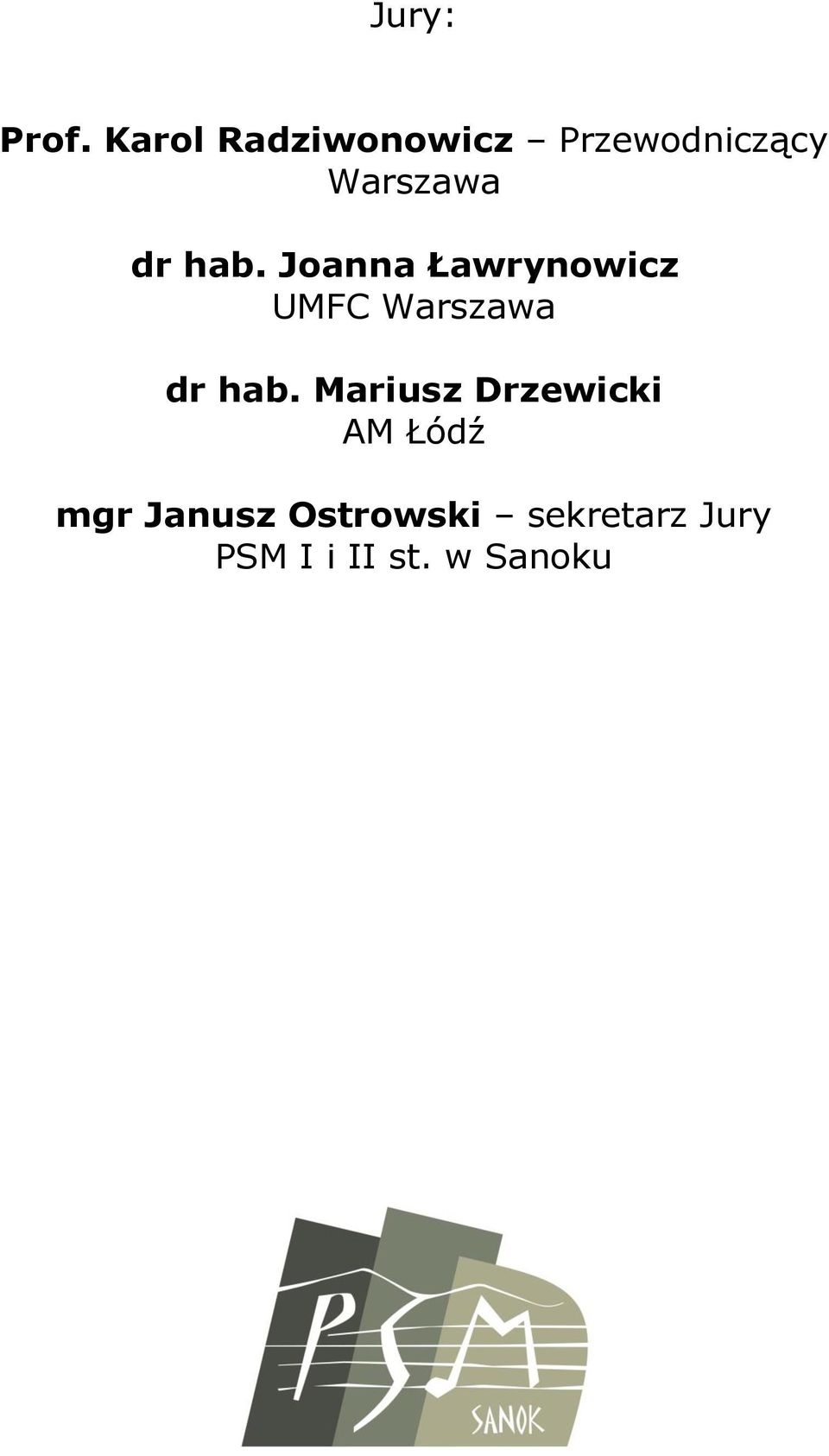 hab. Joanna Ławrynowicz UMFC Warszawa dr hab.