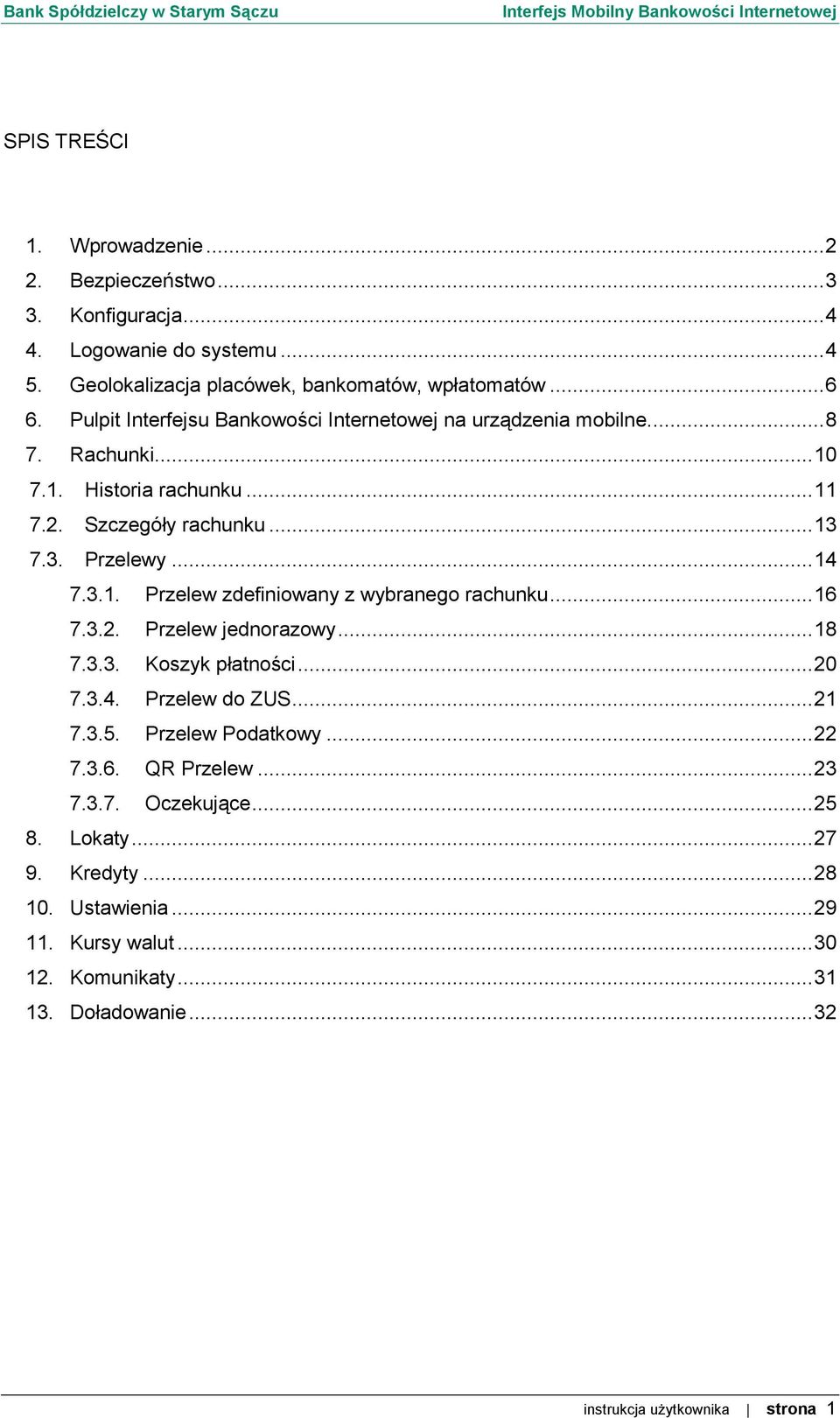 .. 16 7.3.2. Przelew jednorazowy... 18 7.3.3. Koszyk płatności... 20 7.3.4. Przelew do ZUS... 21 7.3.5. Przelew Podatkowy... 22 7.3.6. QR Przelew... 23 7.3.7. Oczekujące... 25 8.