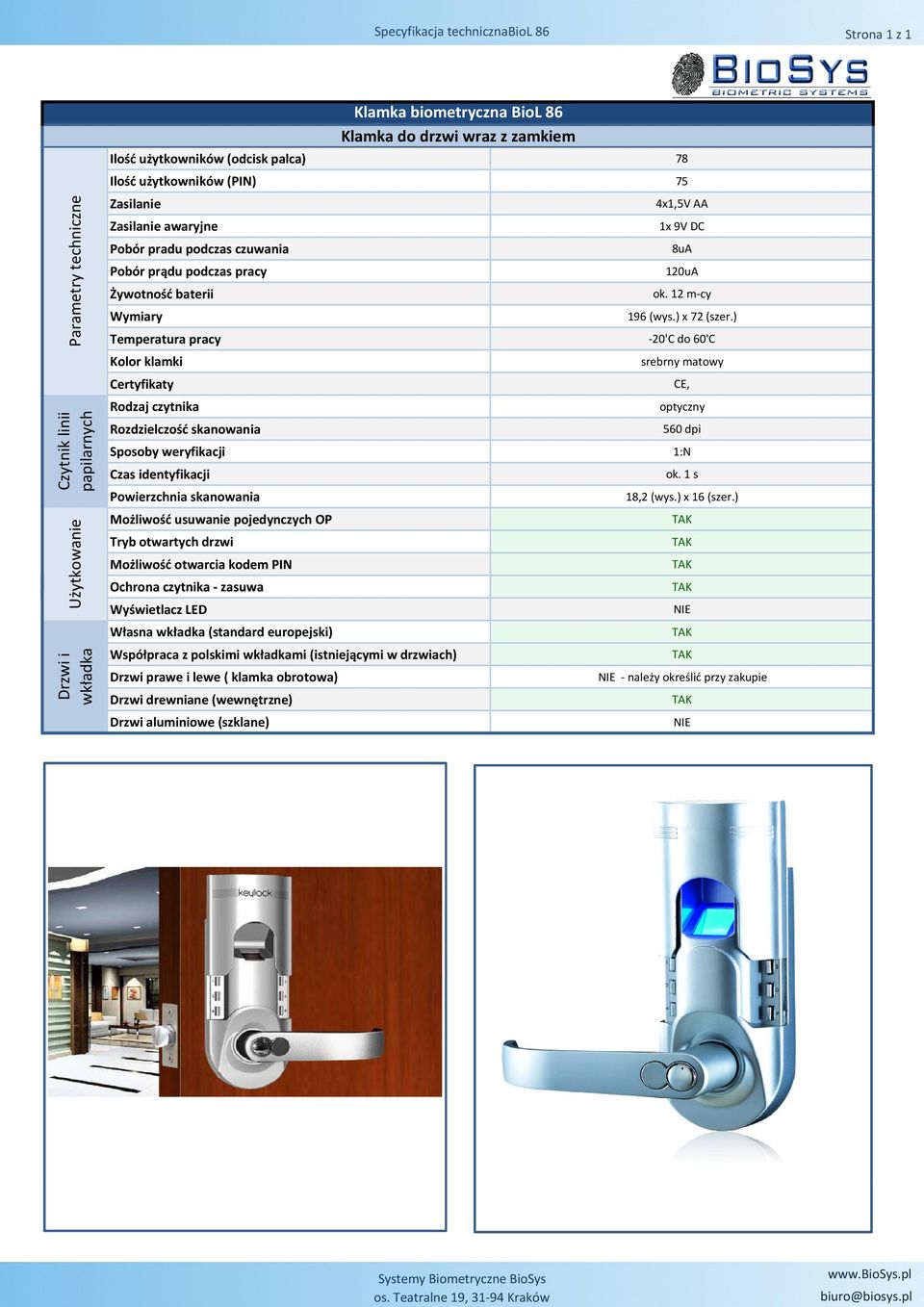 120uA 196 (wys.) x 72 (szer.