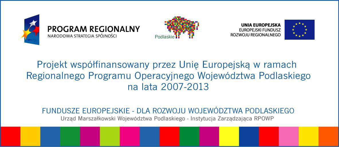 do oznakowania maszyn, urządzeń oraz sprzętu i wyposażenia zakupionego dzięki