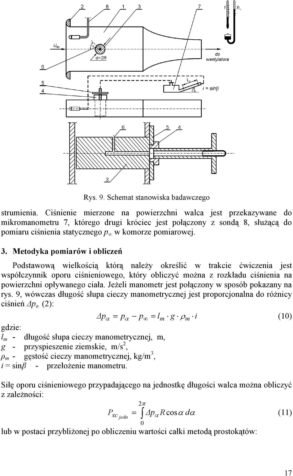 Metodyka pomiarów i obliczeń Rys. 9.
