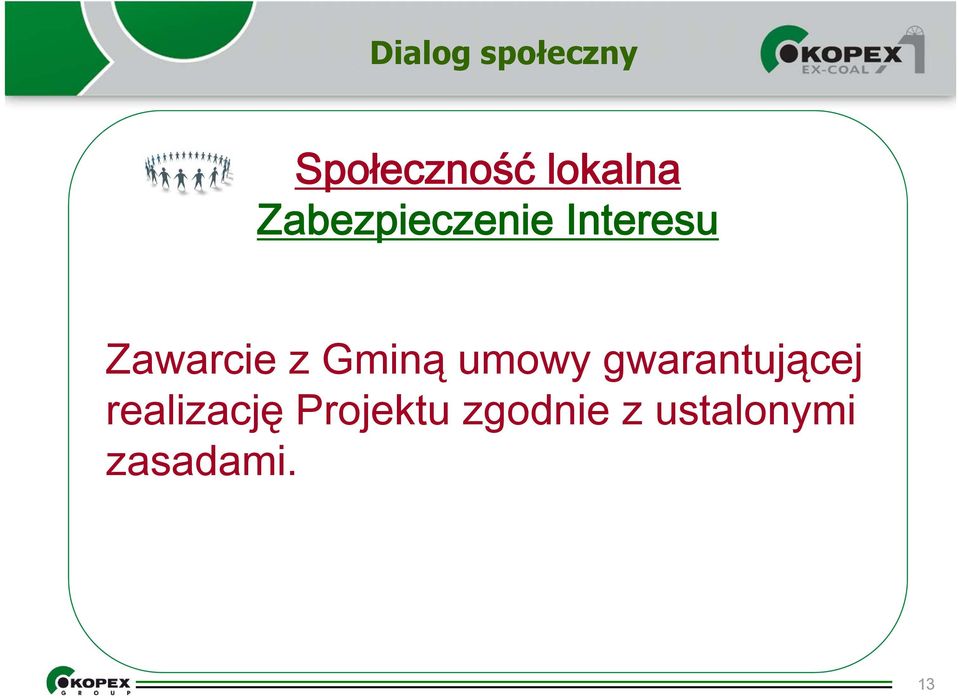 z Gminą umowy gwarantującej