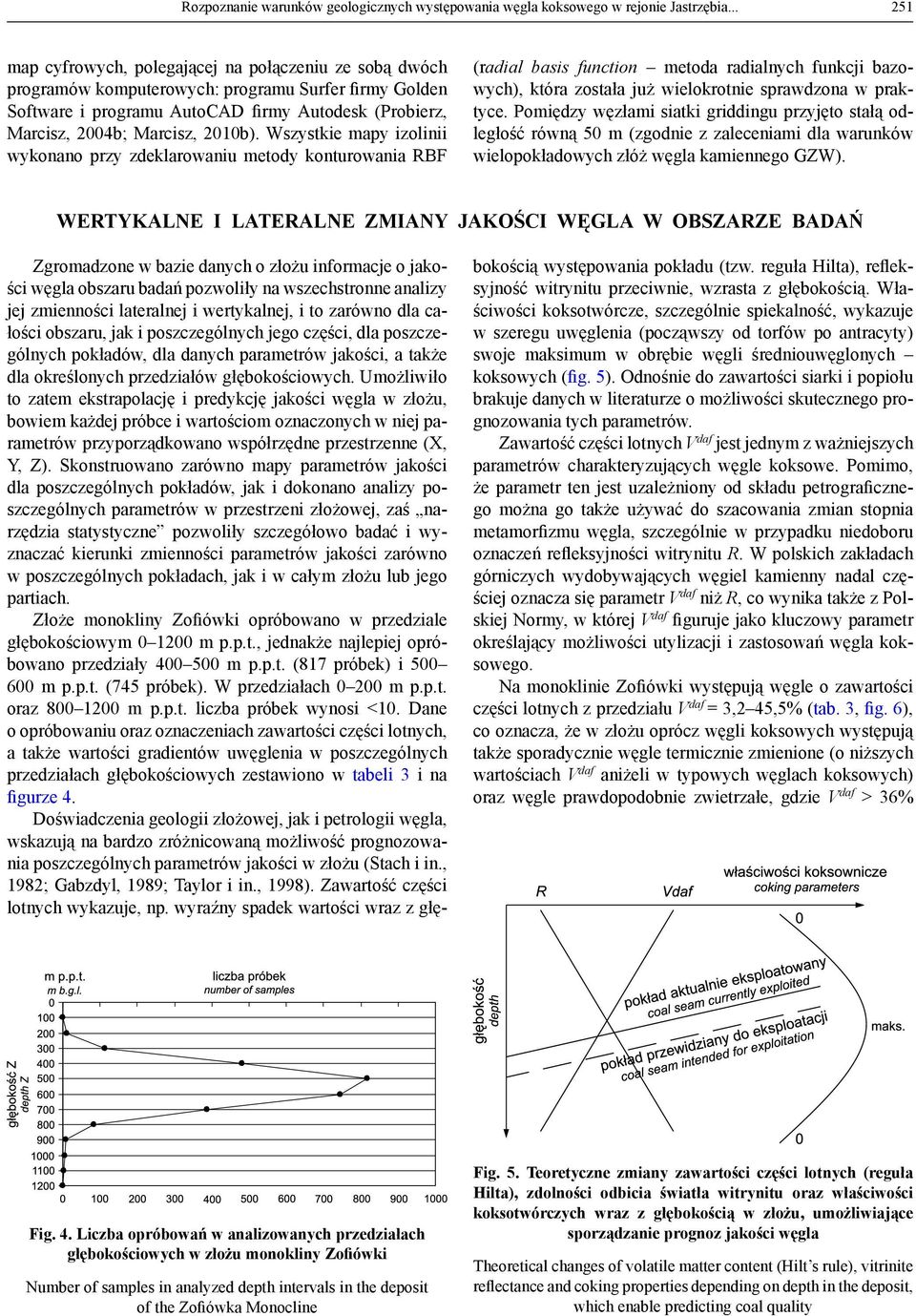 Wszystkie mapy izolinii wykonano przy zdeklarowaniu metody konturowania RBF (radial basis function metoda radialnych funkcji bazowych), która została już wielokrotnie sprawdzona w praktyce.