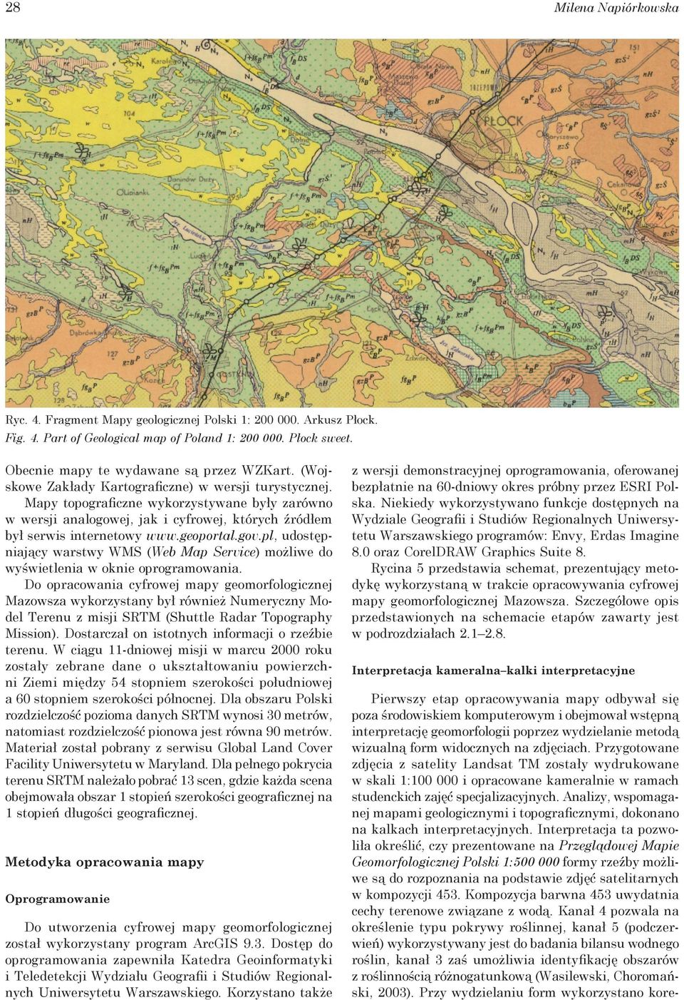 pl, udostępniający warstwy WMS (Web Map Service) możliwe do wyświetlenia w oknie oprogramowania.