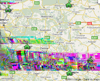 Mapa woj. Lubuskiego w czasach antycznych pochodzi z serwisu kartograficznego Google. Użytek mapy do niekomercyjnych celów edukacyjno- naukowych.