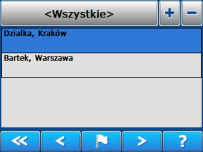 Wybierz odpowiednio TAK lub NIE. W kategoriach Moje miejsca, Przyjaciele i Rodzina, Kontakty zawodowe, Ostrzeżenia drogowe i Błąd mapy, możesz wprowadzać wiele obiektów.