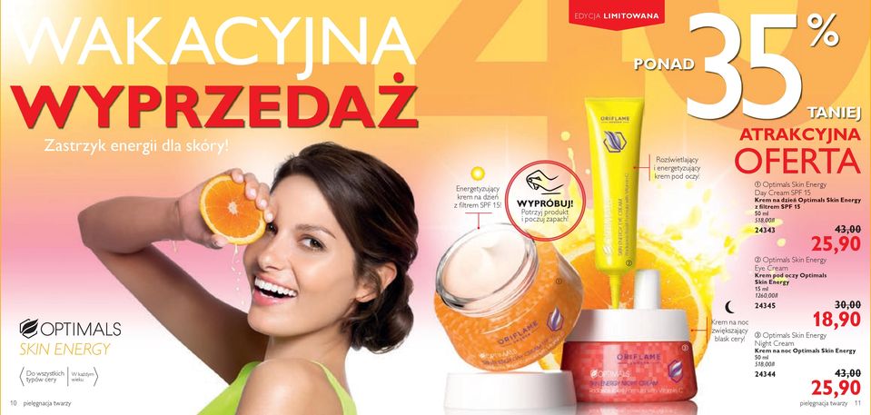 z filtrem SPF 15 Potrzyj produkt 50 ml i poczuj zapach!