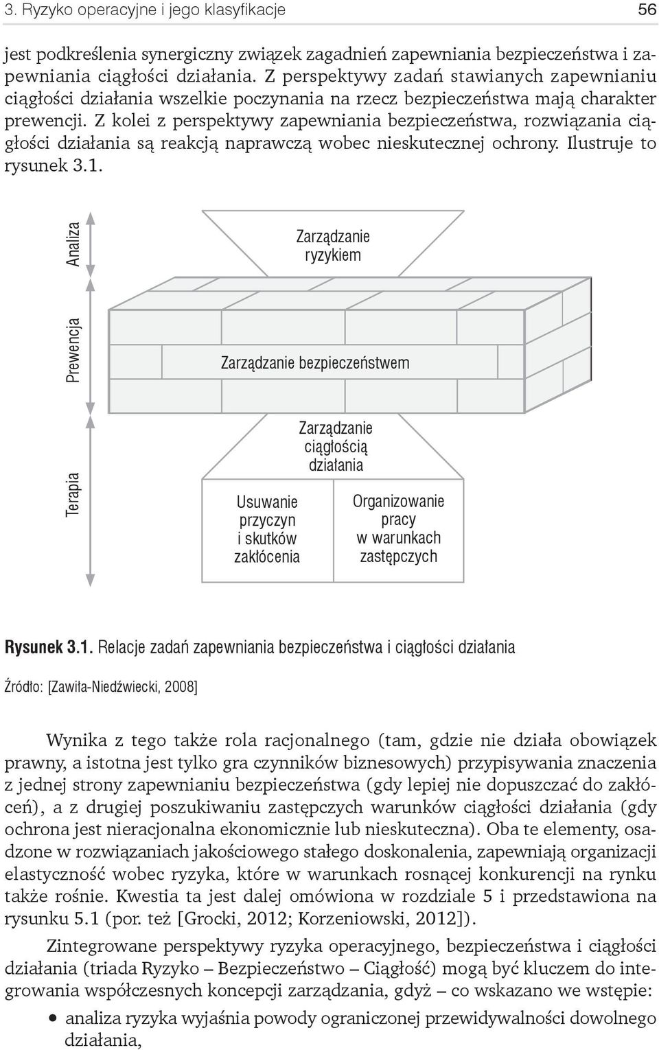 Z kolei z perspektywy zapewniania bezpieczeństwa, rozwiązania ciągłości działania są reakcją naprawczą wobec nieskutecznej ochrony. Ilustruje to rysunek 3.1.