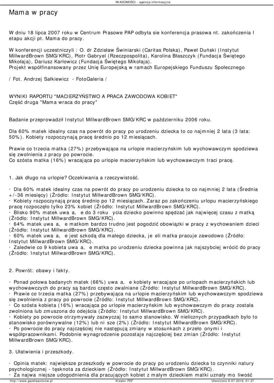 Świętego Mikołaja). Projekt współfinansowany przez Unię Europejską w ramach Europejskiego Funduszu Społecznego / Fot.