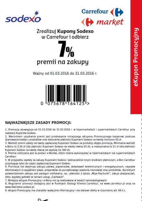 Załącznik nr 4 Wzór Kuponu promocyjnego wydawanego