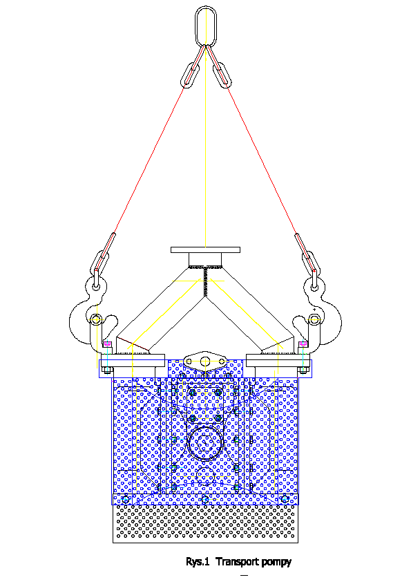 Dostawa obejmuje: - pompa, - DTR INSTUKCJA, - świadectwo kontroli jakości, - deklaracja zgodności, - kata gwarancyjna. Rys.1.